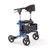 Triumph Mobility - Escape Rollator Blue -24" seat height # 500-10192  with - Escape - shopping bag attached
