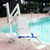 SR Smith - Splash! 300 - Spa Pool Lift - Gray Mist - No Anchor - ADA Compliant - 375-3000N - Installed
