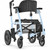 Triumph Mobility - Prestige Rollator and Transport Chair 2in1 - Sky Blue # 600-210006