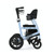 Triumph Mobility - Prestige Rollator and Transport Chair 2in1 - Sky Blue # 600-210006 - Side view