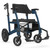 Triumph Mobility - Prestige Rollator and Transport Chair 2in1 - Midnight Blue #  600-210007 - Front view