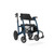 Triumph Mobility - Prestige Rollator and Transport Chair 2in1 - Midnight Blue # 600-210007 - Side view