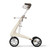 ACRE - Carbon Ultralight - Wide - Rollator - Outdoor & Indoor - Oyster White - 5713504000265 - Forward-facing ergonomic handles that promote good posture.