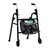Triumph Mobility -  Essentials Walker with seat #700-1000 front  unfolded with an attached bag
