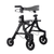 Triumph Mobility - Essentials Compact Rollator Black #700-2000 side view front