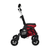 Triumph Mobility - Essentials Shopping Rollator Black/Red # 700-5000 side view with padded seat