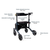 Triumph Mobility - Escape Heavy Duty HD Rollator Space Blue - seat height 21"# 500-30217 - rollator measurements