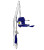 Aqua Creek - Lift- Neptune - 400Lb Cap - Anchor Sold Separately - White/Blue - F-NPTN