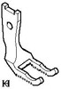 Pfaff 145 / 545 / 1245 Double Toe Foot Set