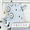JUKI LU-2810-SS  1 Needle Unison Feed Walking Foot Semi-Dry Lockstitch Industrial Sewing Machine With Table and Servo Motor