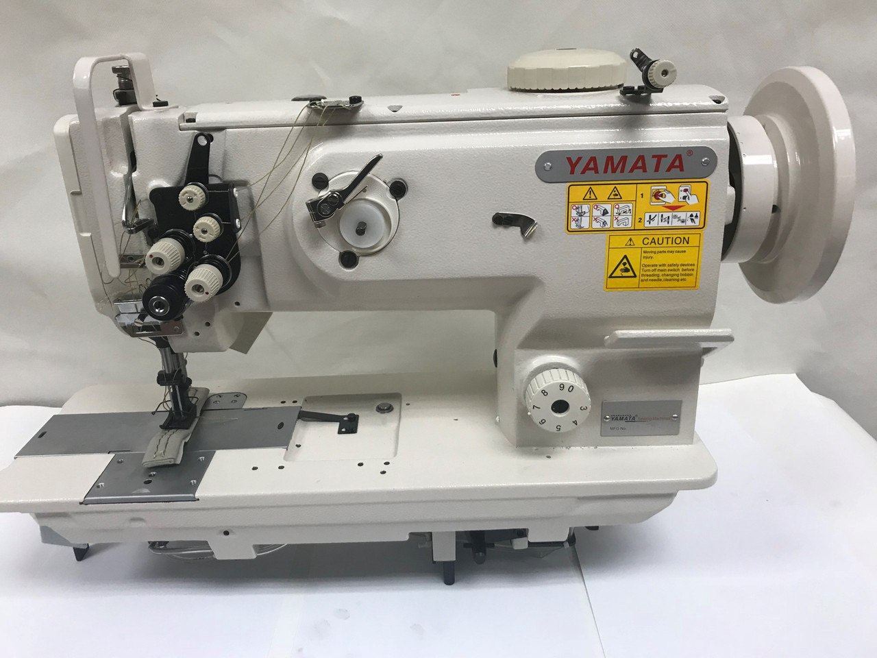 Yamata FY1560 Double Needle Walking Foot Industrial Sewing Machine