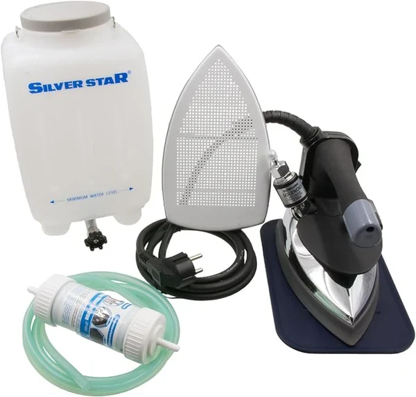 Silver Star ES-300 Gravity Iron with Teflon Shoe & Filter