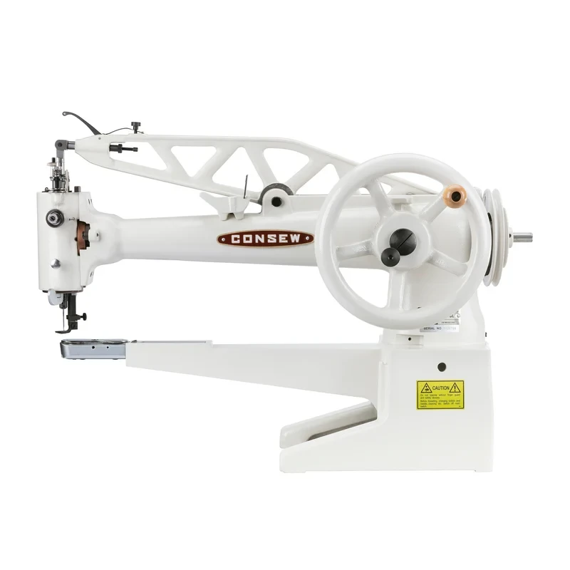 Consew 29BL Shoe Patch Machine Long Arm 18" Big Bobbin 3/4 H.P. Servo Stand