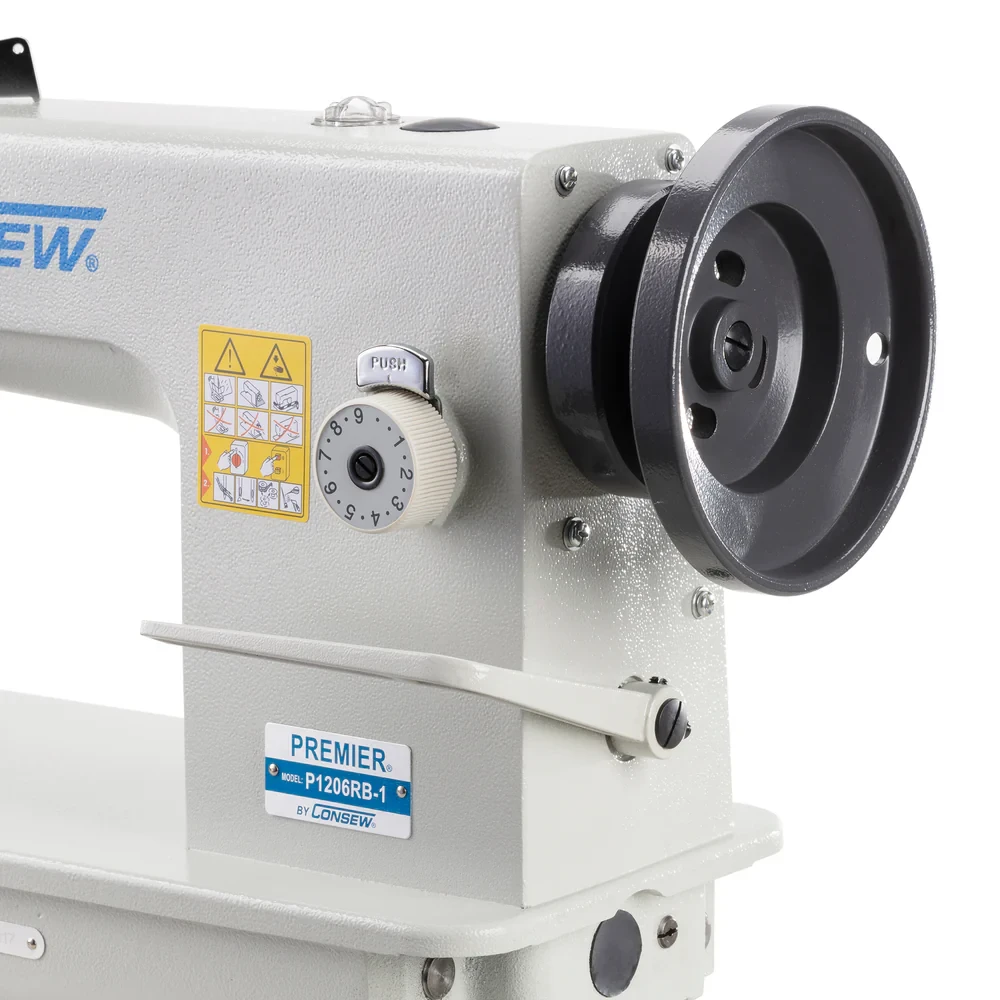 Consew P1206RB-1 Drop Feed , Needle Feed , Walking Foot , Lockstitch Machine , Reverse , Big Bobbin  