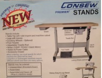 Consew P1206RB-1 Drop Feed , Needle Feed , Walking Foot , Lockstitch Machine , Reverse , Big Bobbin  