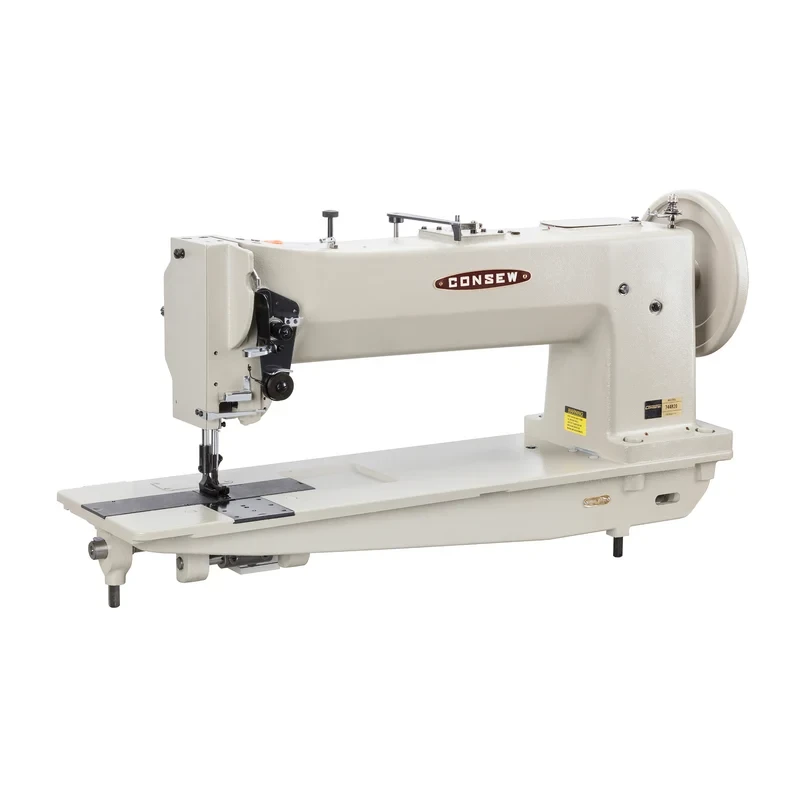 Consew 744R20 Extra Heavy Duty Single Needle 20 Inch Long Arm Walking Foot Sewing Machine