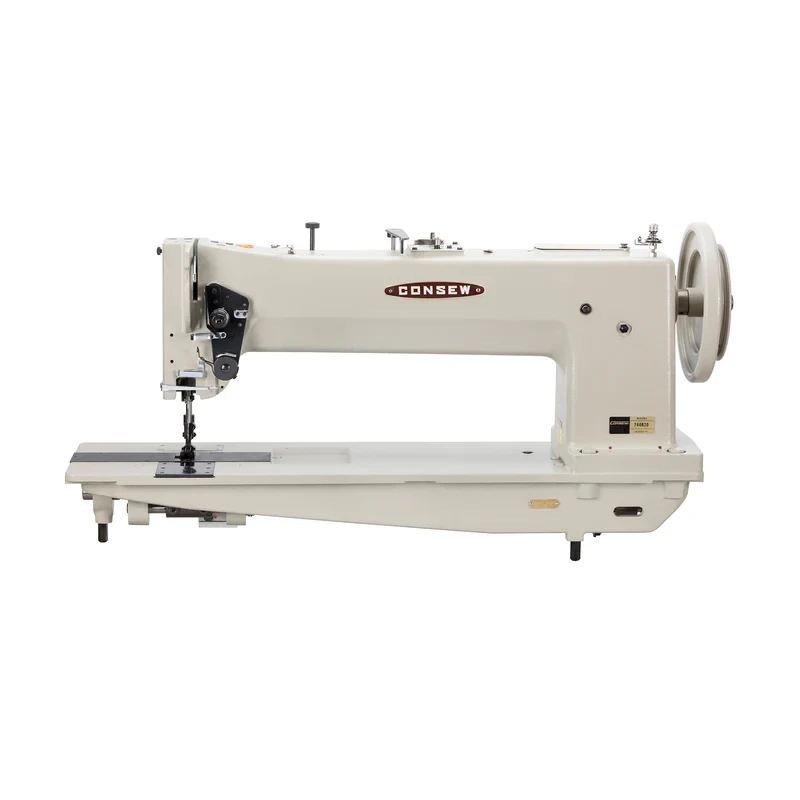 Consew 744R20 Extra Heavy Duty Single Needle 20 Inch Long Arm Walking Foot Sewing Machine