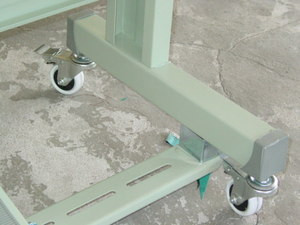 INDUSTRIAL SEWING MACHINE T-LEG STAND WITH CASTERS NEW