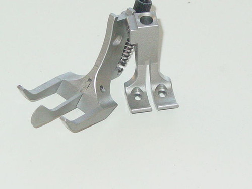 DOUBLE NEEDLE WALKING FOOT W/SPRING LOADED CENTER GUIDE FOR PFAFF 1296/1246