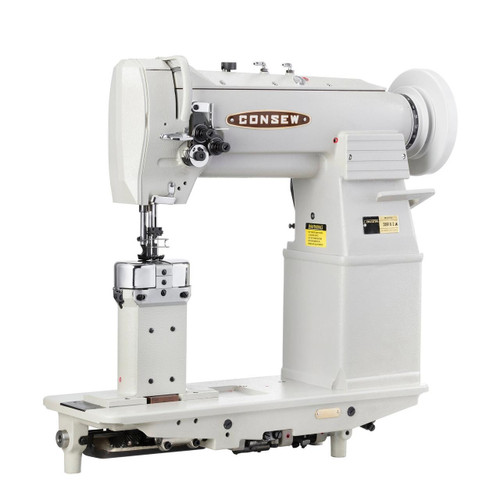 Consew 389RB-2 Double Needle / Walking Foot / Needle Feed / Big Bobbin *