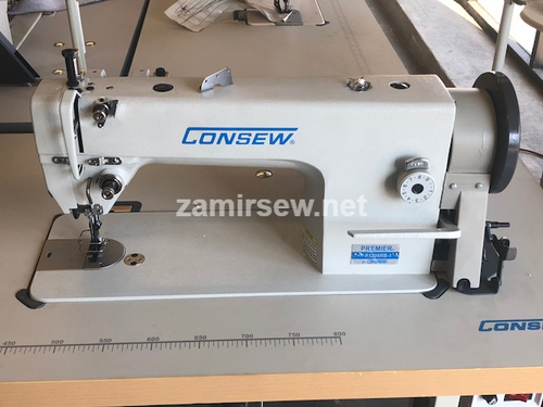 Consew P1206RB-1 Drop Feed , Needle Feed , Walking Foot , Lockstitch Machine , Reverse , Big Bobbin Head / Only