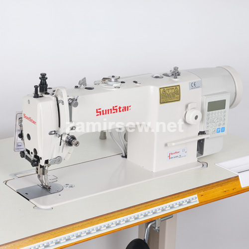 Sunstar KM-3420BL-7 1-Needle,Up & Low Feed,Direct Drive,Auto Thread Trimming