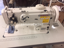 Yamata-1541S-Single-Needle-Walking-Foot-Sewing-Machine W Table Stand & 3/4 HP Servo-Motor-NEW