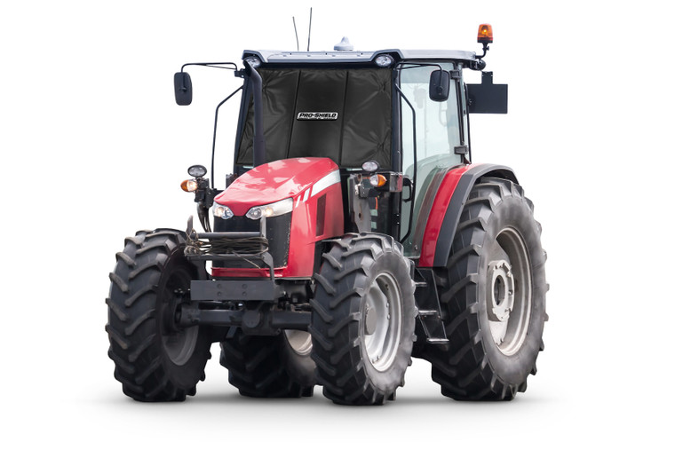 Heavy Duty Windshield Protector for a Tractor/Loader