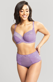 Panache Envy Balconette Bra  Unlined bra, Purple lace bra