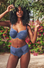 Panache Radiance Full Coverage Bra - Steel Blue