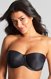 Panache Evie Balcony Strapless Bra - Black