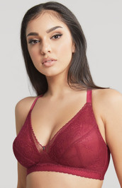 Cleo Alexis Non Wired Bralette - Berry