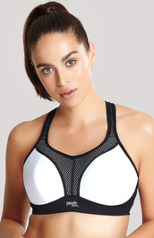 Non Wired Sports Bra - White/Black