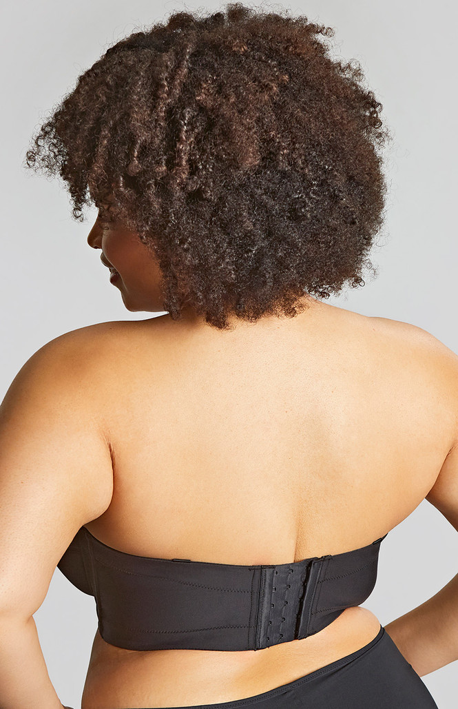 Sculptresse Dana Balcony Strapless Bra Black