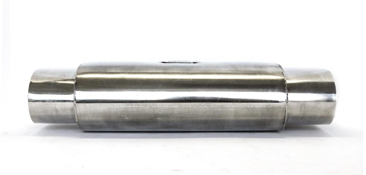 Pro Bullet Oval  Stainless Steel 5" Side View
