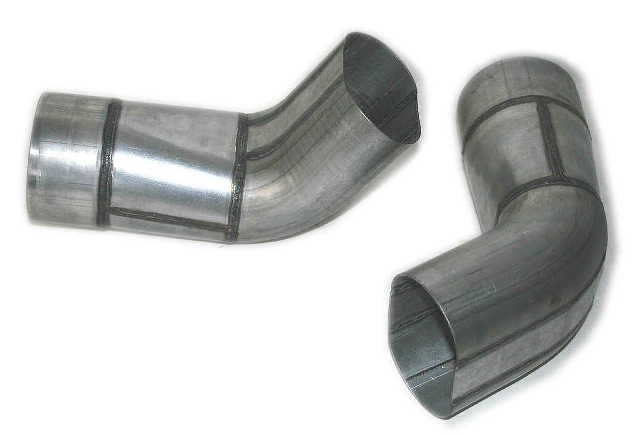 Pair, Vertical Transition, 3" Round to Oval 