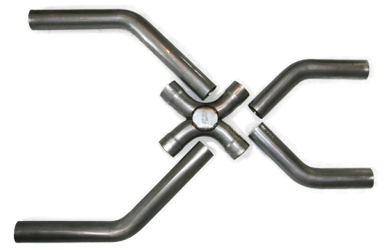 SpinTech X Pipe Universal Kit, 4 mandrel bends, on x pipe junction