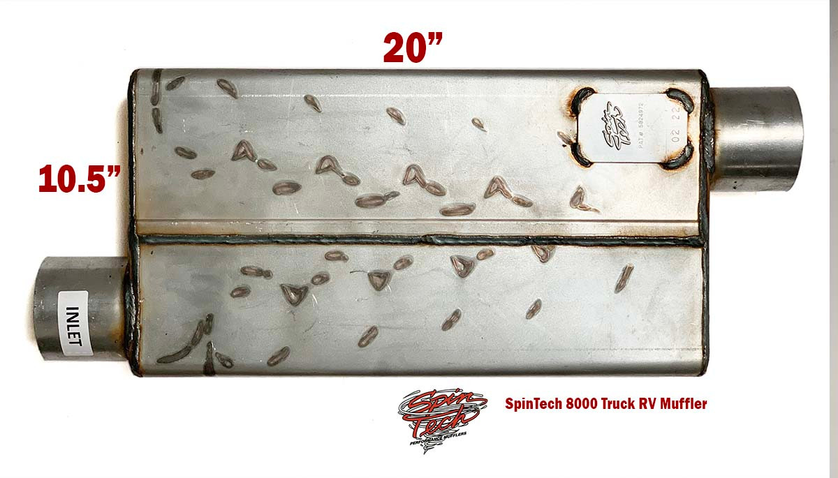 Truck RV 8000 Mufflers by SpinTech
