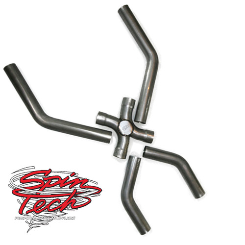 SpinTech X Pipe Universal Kit, 4 mandrel bends, on x pipe junction SpinTech X Pipe Universal Kit, 4 mandrel bends, on x pipe junction