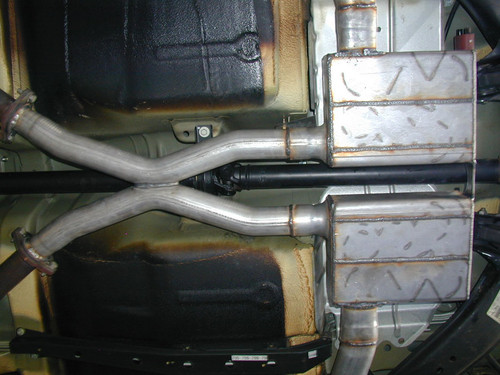  Pontiac GTO Side Exhaust, 2.5"-3",  X Pipe, Side Exit