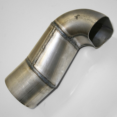 Round to Oval Transition with Elbow Round to Oval Transition with Elbow