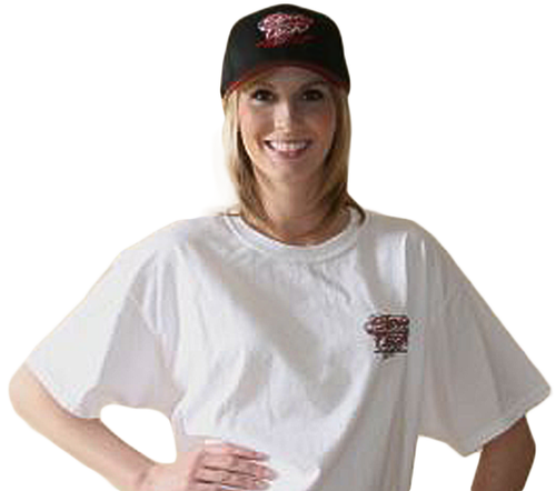 SpinTech Girl Wearing a White T Shirt