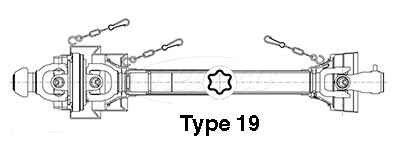 8-0205 Power Take Off Propshaft Assembly
