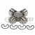 2-0053GB OE Series U-Joints (100 pc. Bulk Pack)