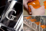 Combine Laser Engraving and Sandcarving for Premium Awards & Glassware