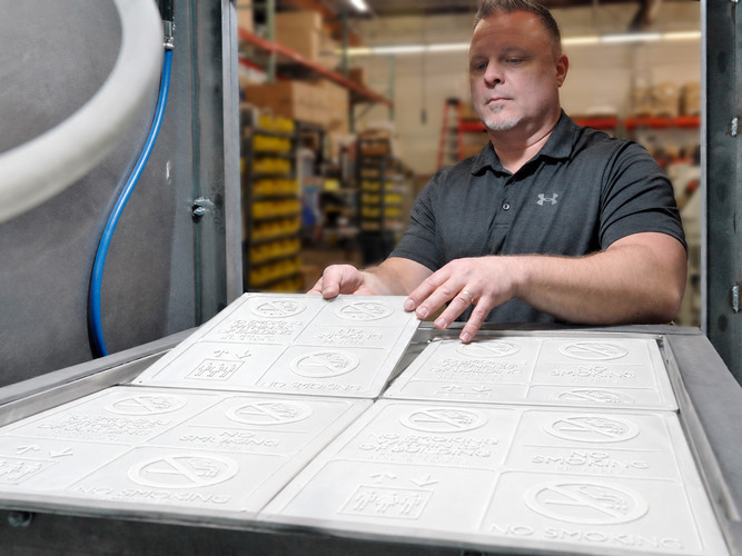 Automating ADA Sign Production with the CrystalBlast Nexus