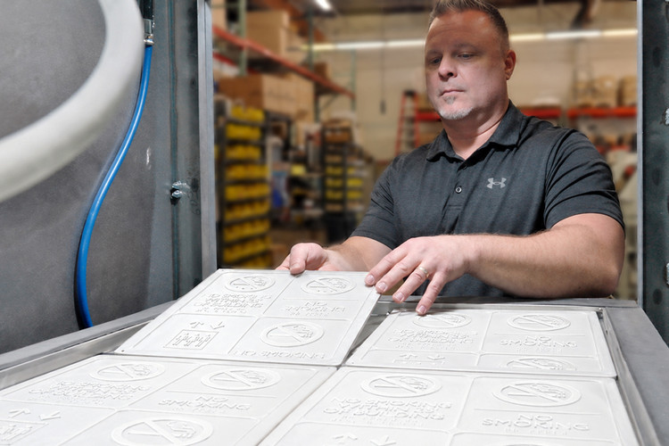 Automating ADA Sign Production with the CrystalBlast Nexus