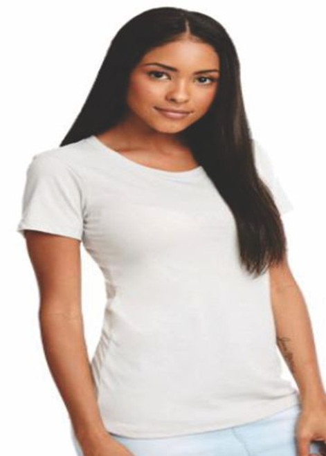 Women's Ideal Crew Neck Shirt - (BLANK  WHITE)