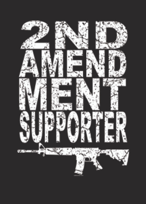 Adult DryBlend® T-Shirt - SUPPORTER AR - SECOND 2nd AMENDMENT - AMERICAN PRIDE