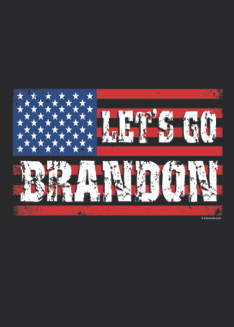 Adult DryBlend® T-Shirt - LET'S GO BRANDON FJB  - POLITICAL PRO TRUMP